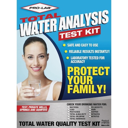 Pro Lab Instant Results Total Water Quality Test Kit TW120